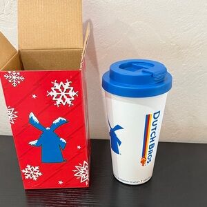Dutch Bros stainless steel tumbler 18oz  Holiday 2025